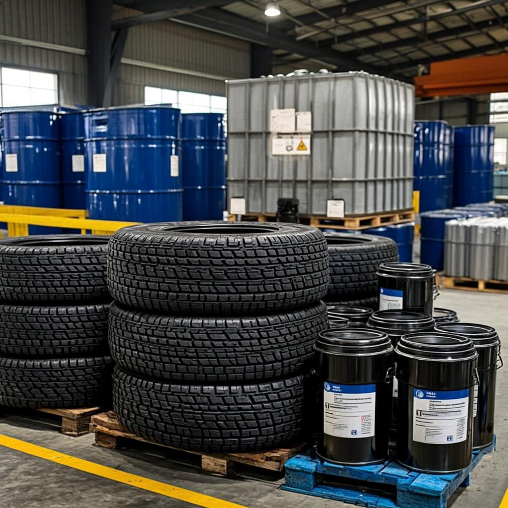 black tire repair glue